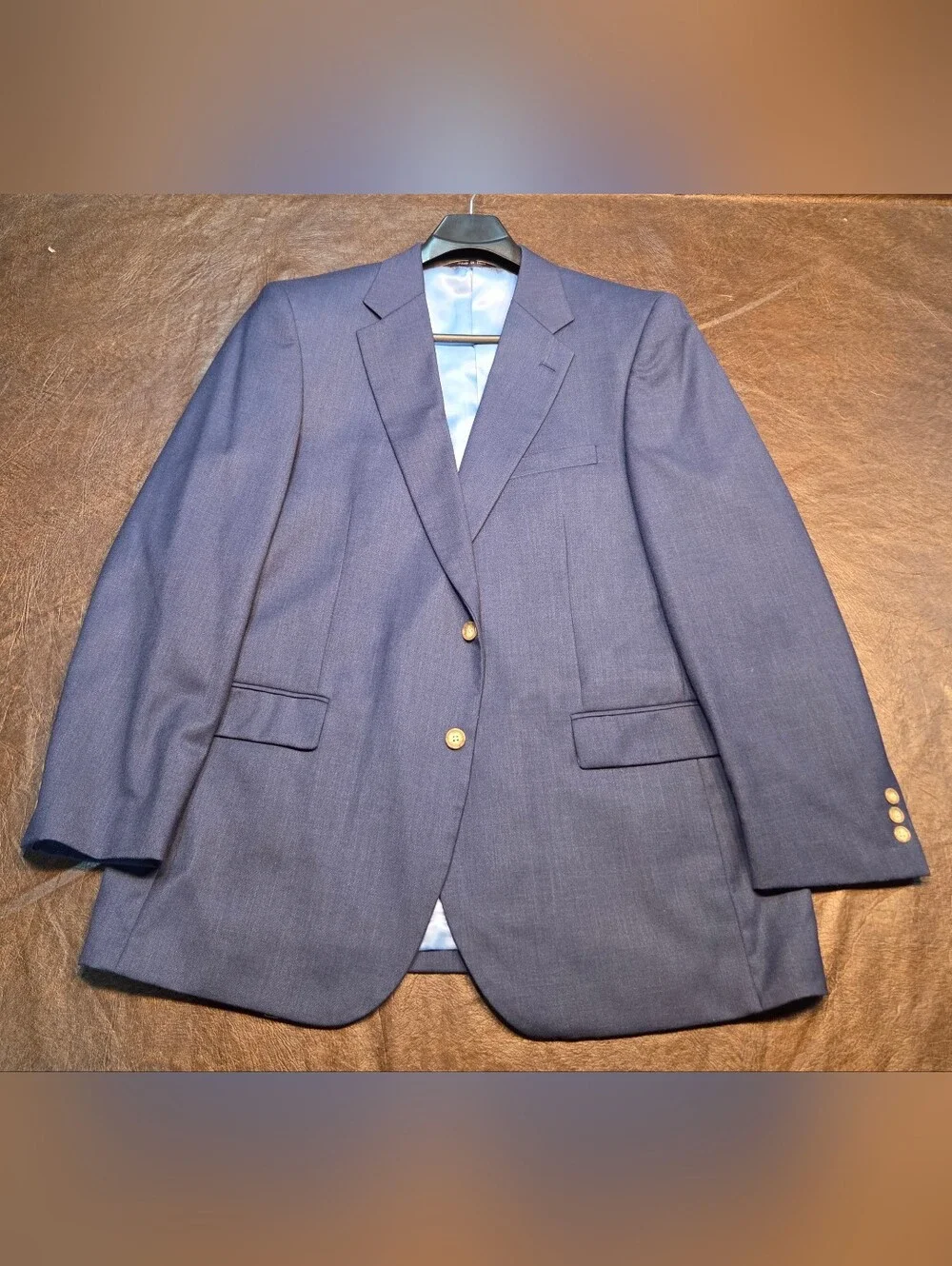 Vintage Blue Button Down Jacket